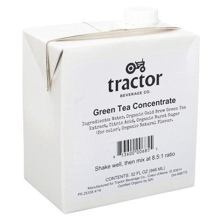 TRACTOR BEVERAGE CO Green Tea Concentrate, PK12 6848